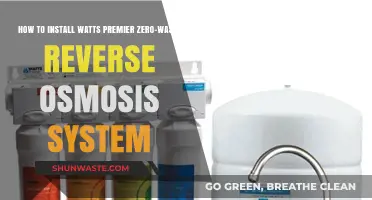 Effortless Installation Guide for Watts Premier Zero-Waste RO System