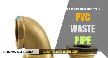 Connecting Brass Trap to PVC Waste Pipe: A Step-by-Step Guide