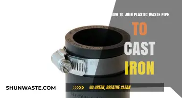 Connecting Plastic Waste Pipes to Cast Iron: A Step-by-Step Guide