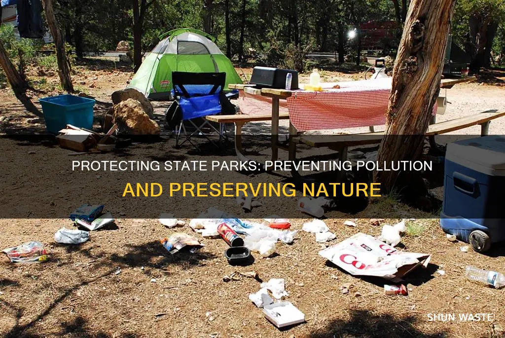 how to keep state parks from being polluted