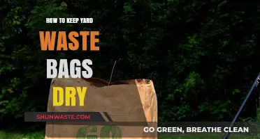 Effective Tips to Keep Yard Waste Bags Dry and Clean