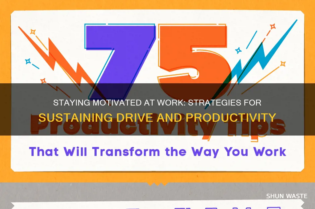 how to keep yourself motivated in a work environment