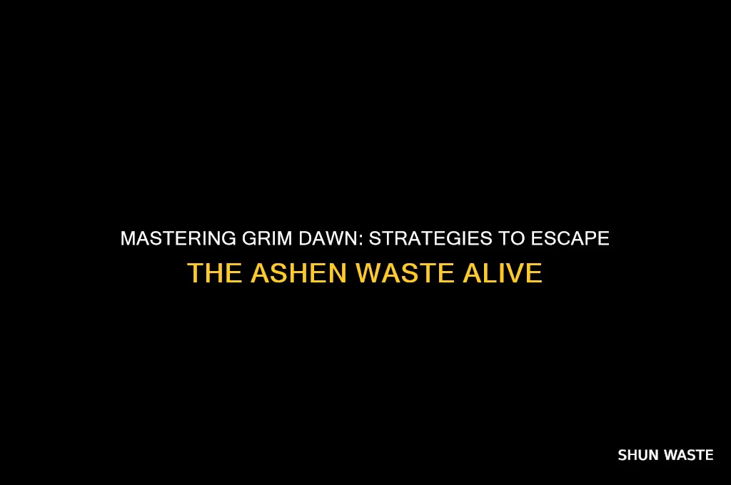 how to leave ashen waste grim dawn