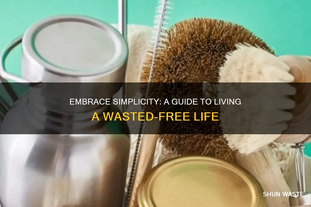 how to live a simple and wasted life