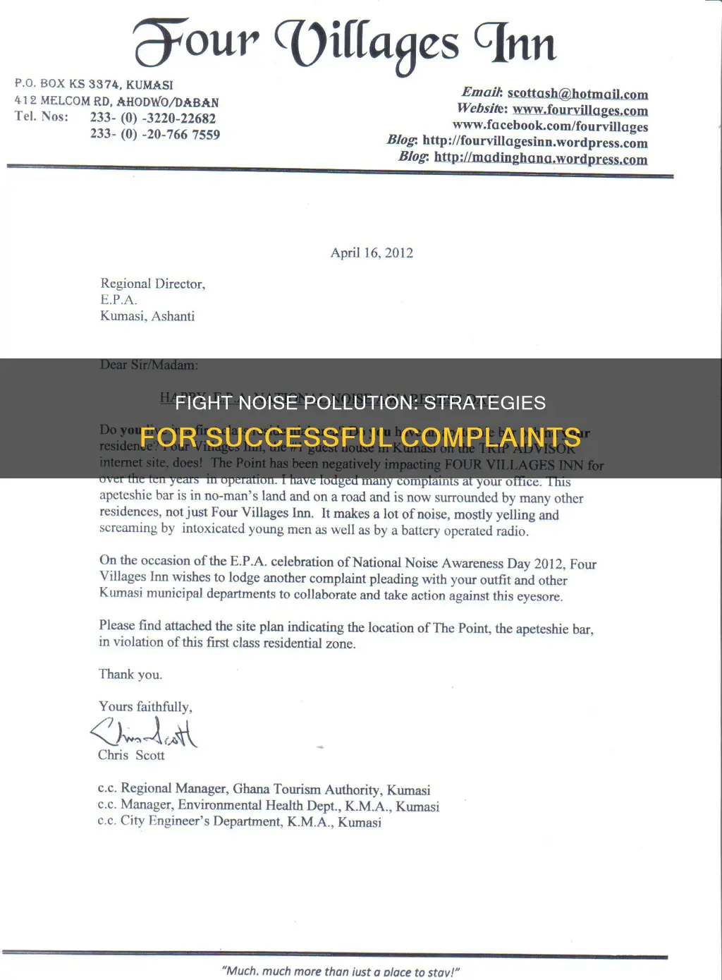 how to lodge a complaint against noise pollution