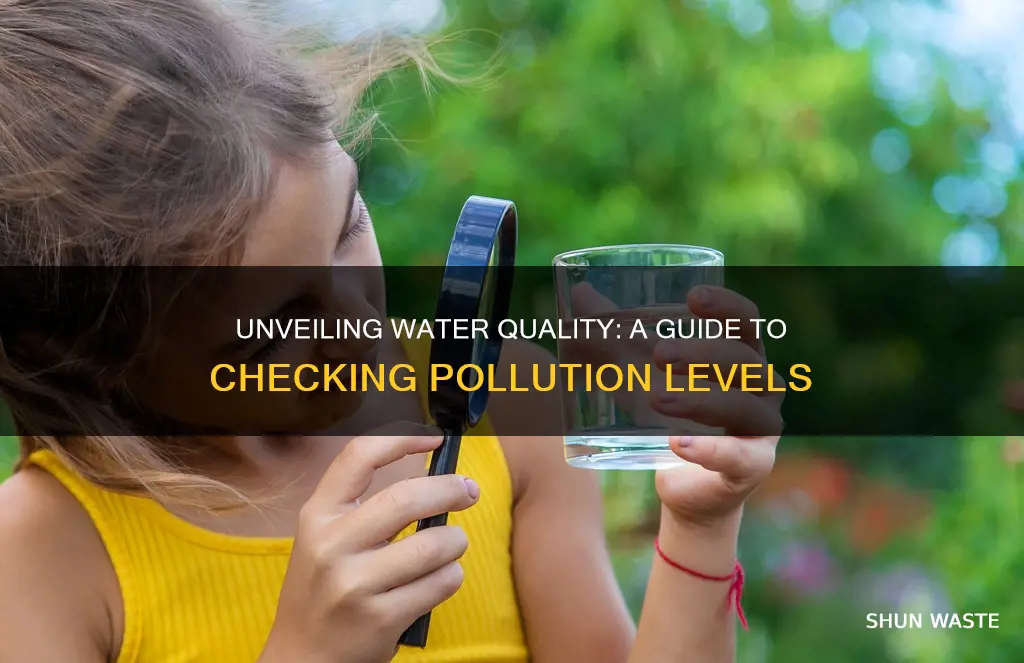 how to look up water quality and pollution