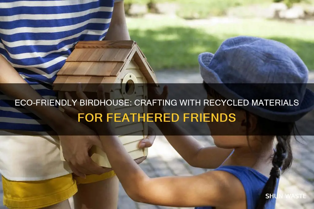 how to make a birdhouse with waste material