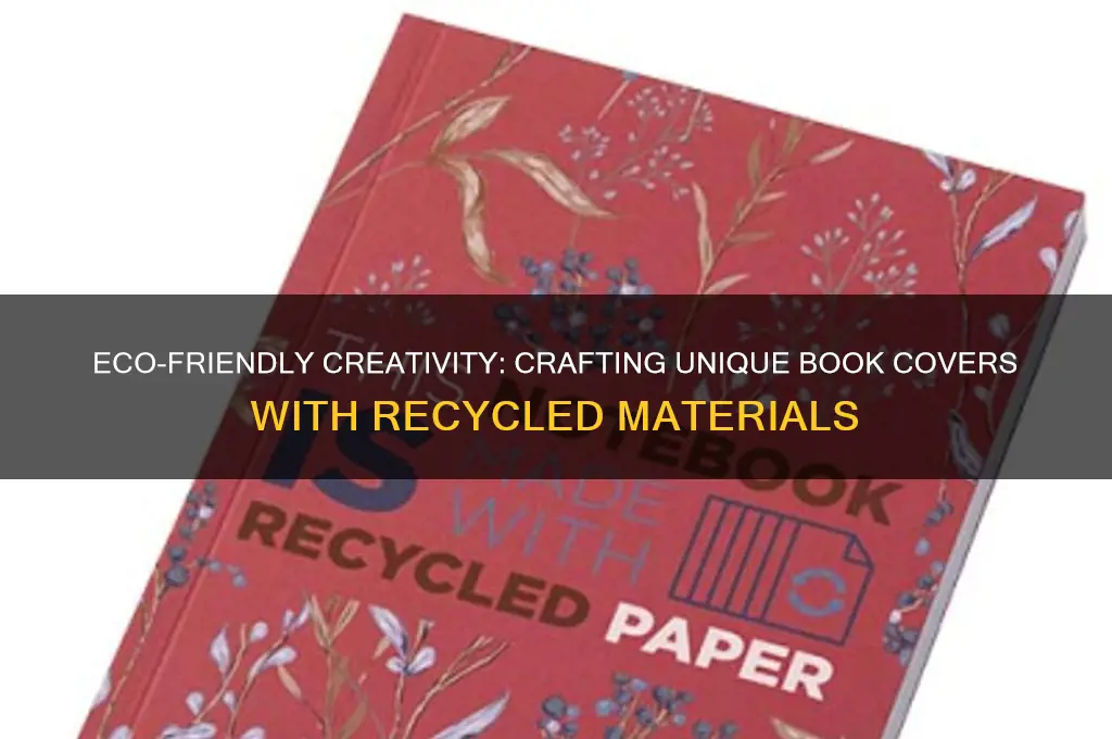 how to make a book cover using waste material
