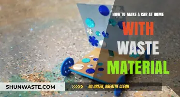 DIY Eco-Friendly Car: Crafting a Vehicle from Recycled Waste at Home