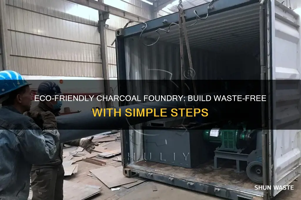 how to make a charcoal foundary without waste