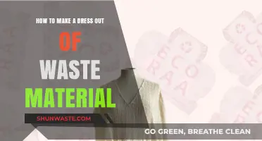 Sustainable Style: Crafting a Dress from Upcycled Waste Materials