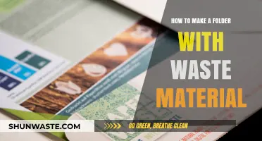 Creative Recycling: Crafting Eco-Friendly Folders from Everyday Waste Materials