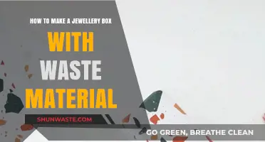 Crafting a Stunning Jewellery Box Using Recycled Waste Materials