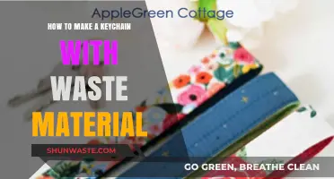 Creative DIY Keychain Ideas Using Recycled Waste Materials Easily