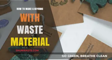 Creative Keyring Crafting: Transforming Waste into Functional Art