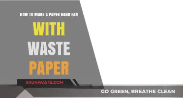 Eco-Friendly Crafting: Create a Paper Hand Fan Using Recycled Waste Paper