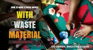 Creative DIY Paperweight: Upcycling Waste Materials for a Unique Desk Accessory