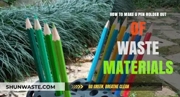 Eco-Friendly DIY: Crafting a Pen Holder from Recycled Waste Materials