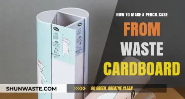 Eco-Friendly DIY: Crafting a Pencil Case from Waste Cardboard