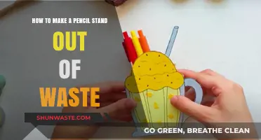 Creative DIY Pencil Stand: Upcycling Waste into Functional Art