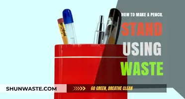 Eco-Friendly Pencil Stand: Creative DIY Using Recycled Waste Materials