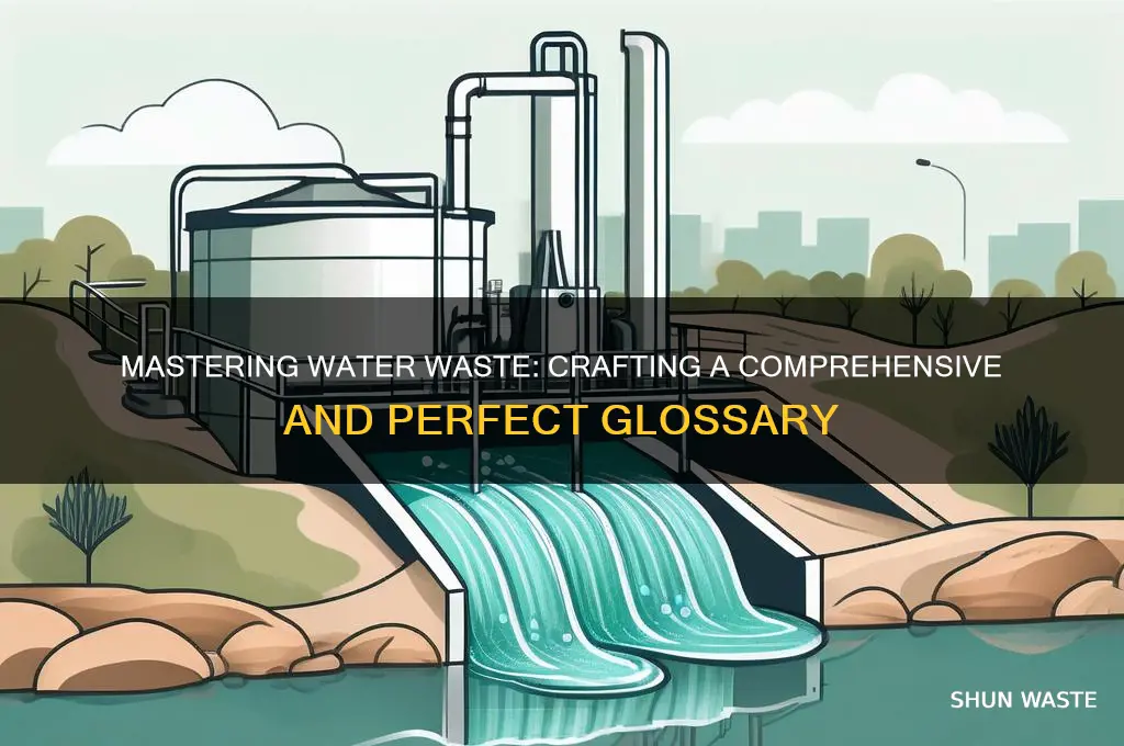 how to make a perfect glossery of water waste