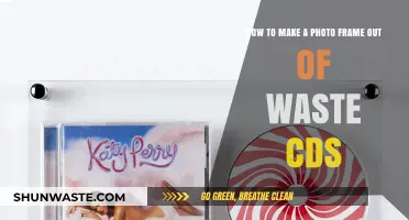 Creative Recycling: Crafting Unique Photo Frames from Old CDs