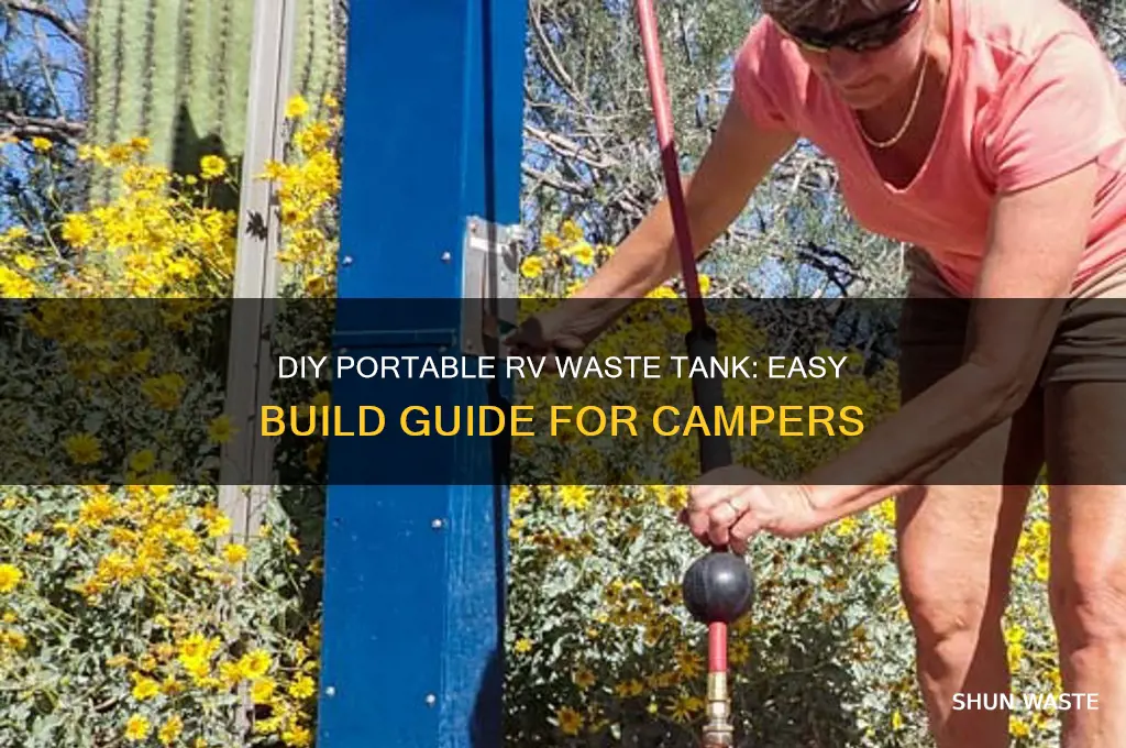 how to make a portable rv waste tank