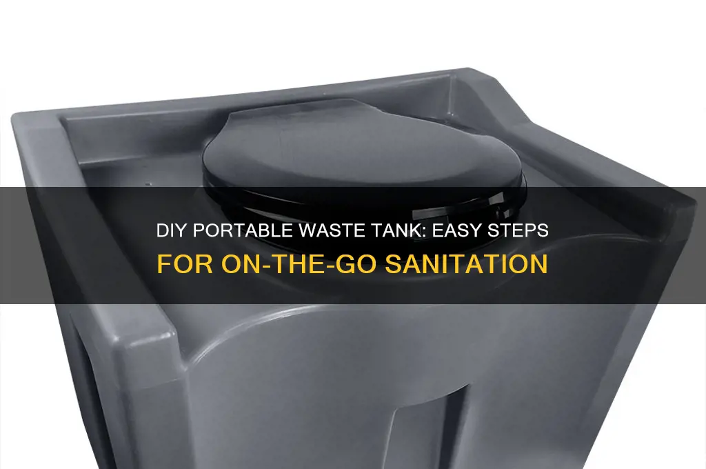 how to make a portable waste tank