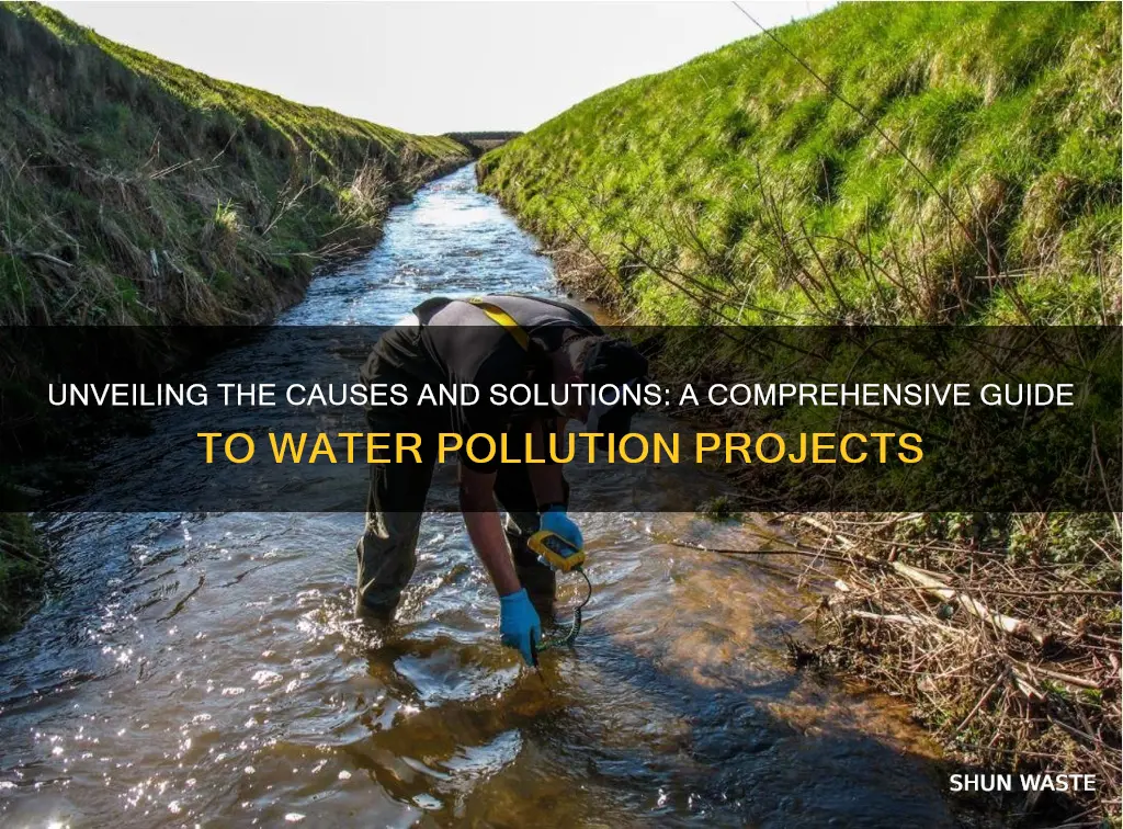 how to make a project of water pollution