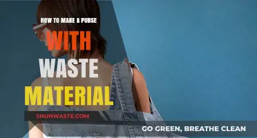 Eco-Friendly DIY: Crafting a Purse from Upcycled Waste Materials