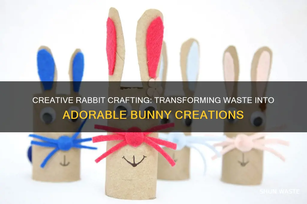 Creative Rabbit Crafting: Transforming Waste Into Adorable Bunny ...