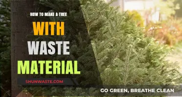 Creative Eco-Friendly Tree Crafting Using Recycled Waste Materials