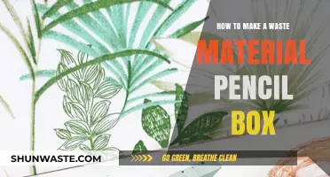 Crafting Eco-Friendly Pencil Boxes from Upcycled Waste Materials