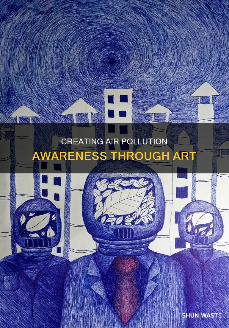 how to make air pollution drawing