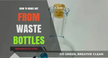 Transforming Trash into Treasure: Creative Art from Waste Bottles