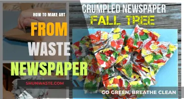 Transforming Trash to Treasure: Creative Newspaper Art Ideas