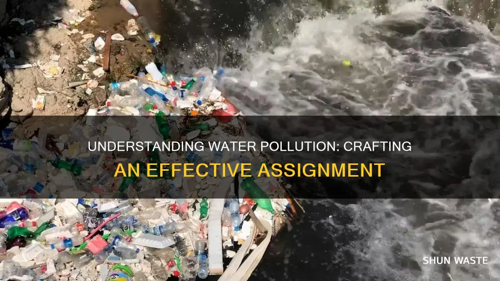 how to make assignment on water pollution