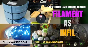 Eco-Friendly Printing: Using Waste Filament as Infil in Bamboo Printers