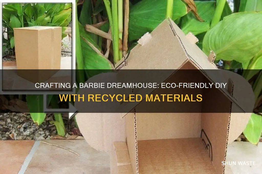 how to make barbie house with waste material