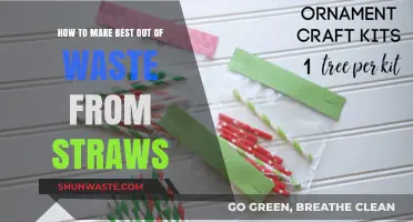 Creative Ways to Upcycle Plastic Straws into Useful Crafts