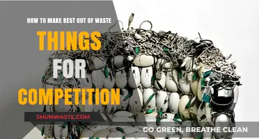 Transforming Trash to Triumph: Creative Waste Upcycling for Competition Success