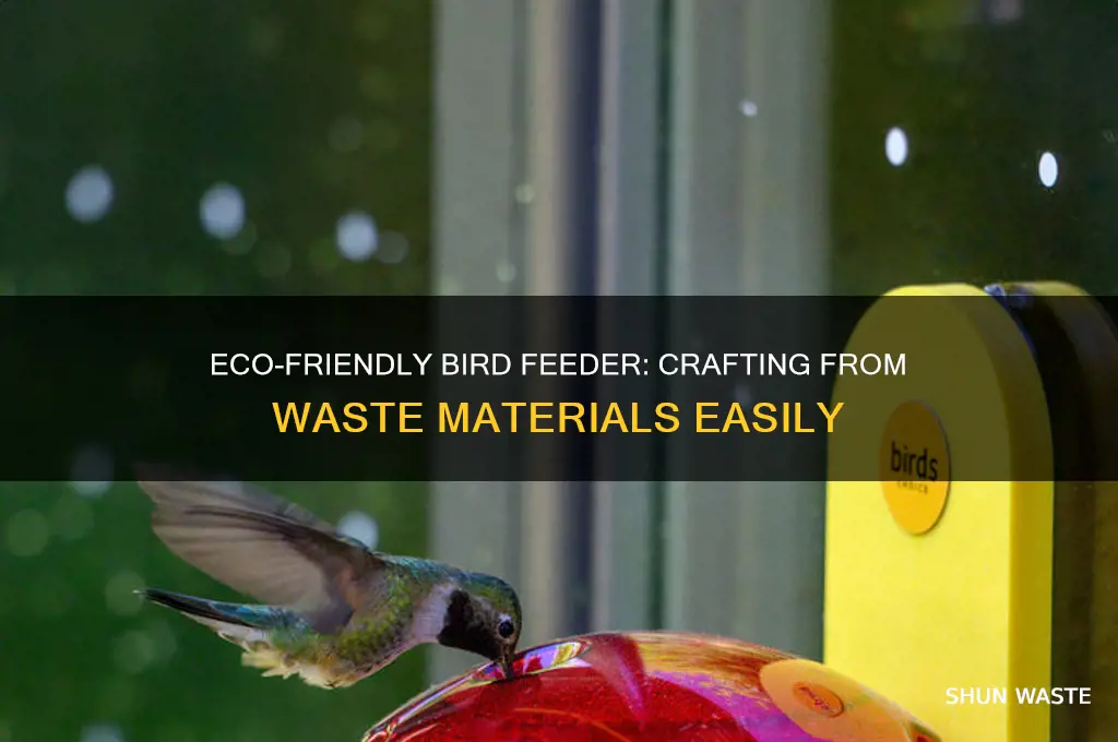 how to make bird feeder from waste