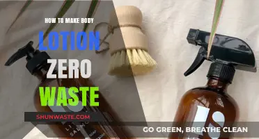 Eco-Friendly Skincare: Crafting Zero Waste Body Lotion at Home