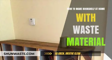 Creative DIY Bookshelf Ideas Using Recycled Waste Materials at Home