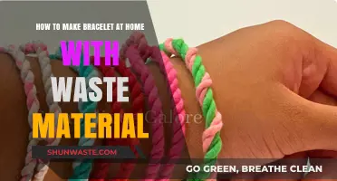 Creative DIY Bracelets: Upcycling Waste Materials at Home Easily