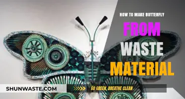 Crafting Beautiful Butterflies: Creative Recycling with Waste Materials