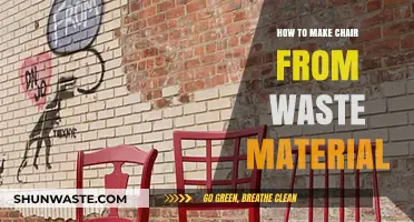 Creative Upcycling: Crafting a Chair from Waste Materials Easily