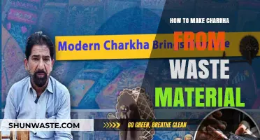 Eco-Friendly Crafting: Create a Charkha Using Recycled Waste Materials