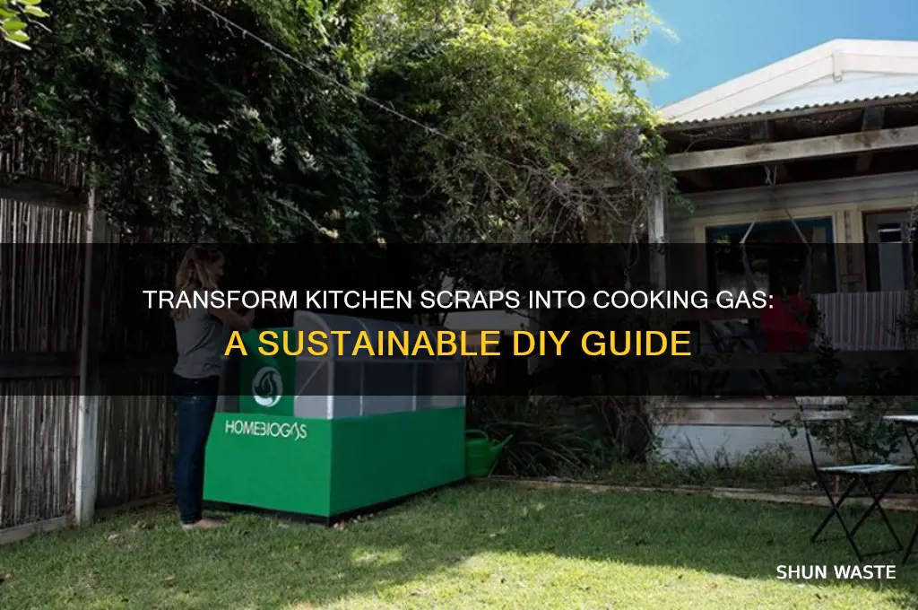 how to make cooking gas from kitchen waste